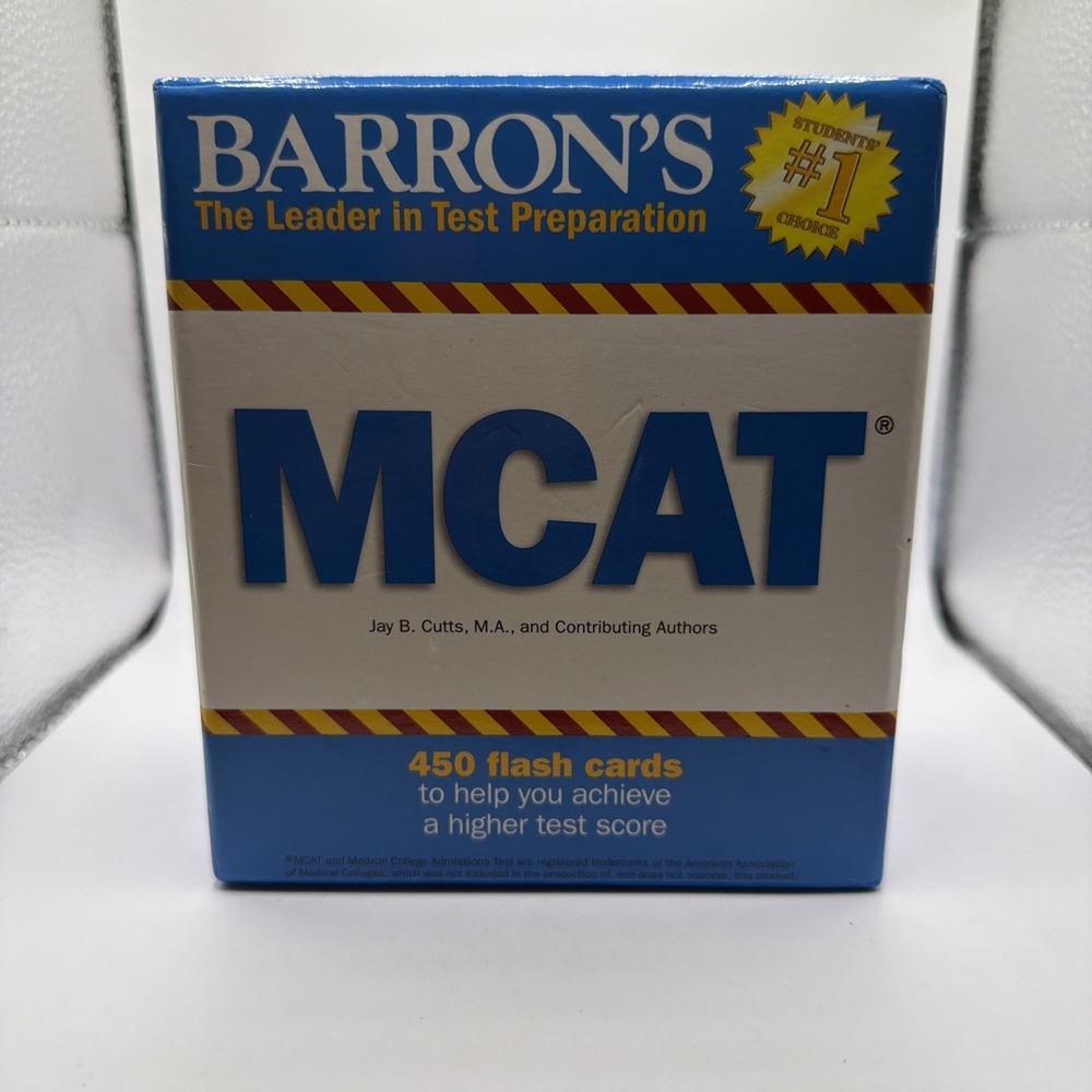 Barron's MCAT Flash‎ Cards - Cards By Kupillas, Lauren Marie - GOOD